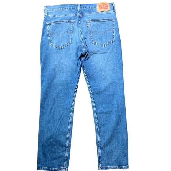 Levi's 511 Cotton Blend Mid Rise Denim Straight Jeans Men's Size 36 x 29 Blue - Picture 2 of 9